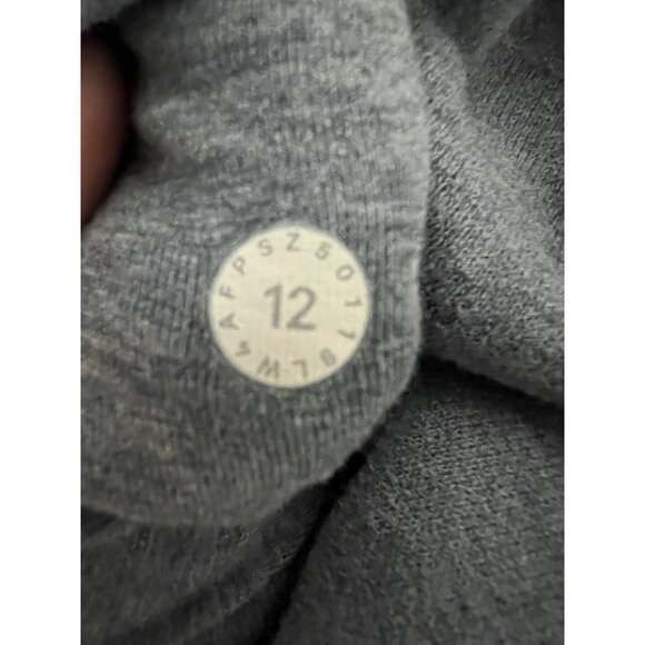 Lululemon Womens Full-Zip Hoodie Size 12 Sweatshirt Cotton Blend With Logo Detai - Picture 5 of 6